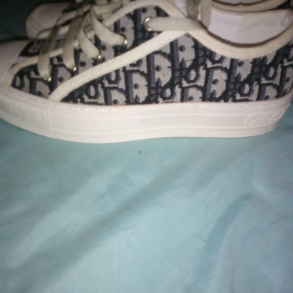 Brand New Christian Dior Sneakers, Size 39 No box, or bag, Embroided. - Picture 2 of 4